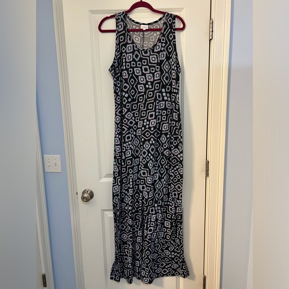 LuLaRoe Dresses & Skirts - LuLaRoe stretchy geometric column dress maxi